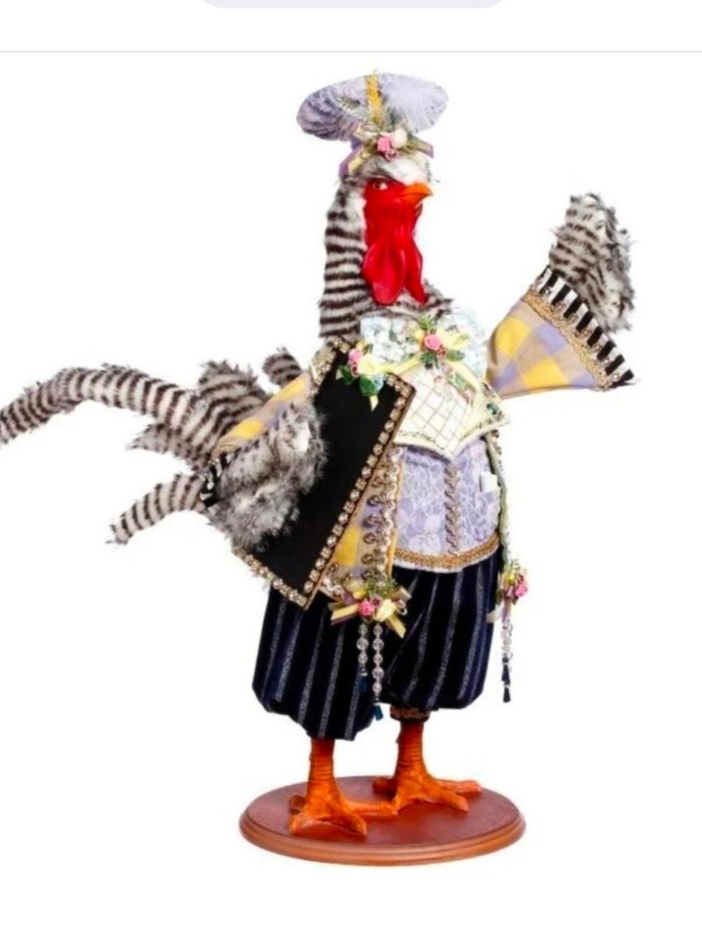 Mark Roberts French Rooster With Chalkboard Limited Edition Decor Authentic